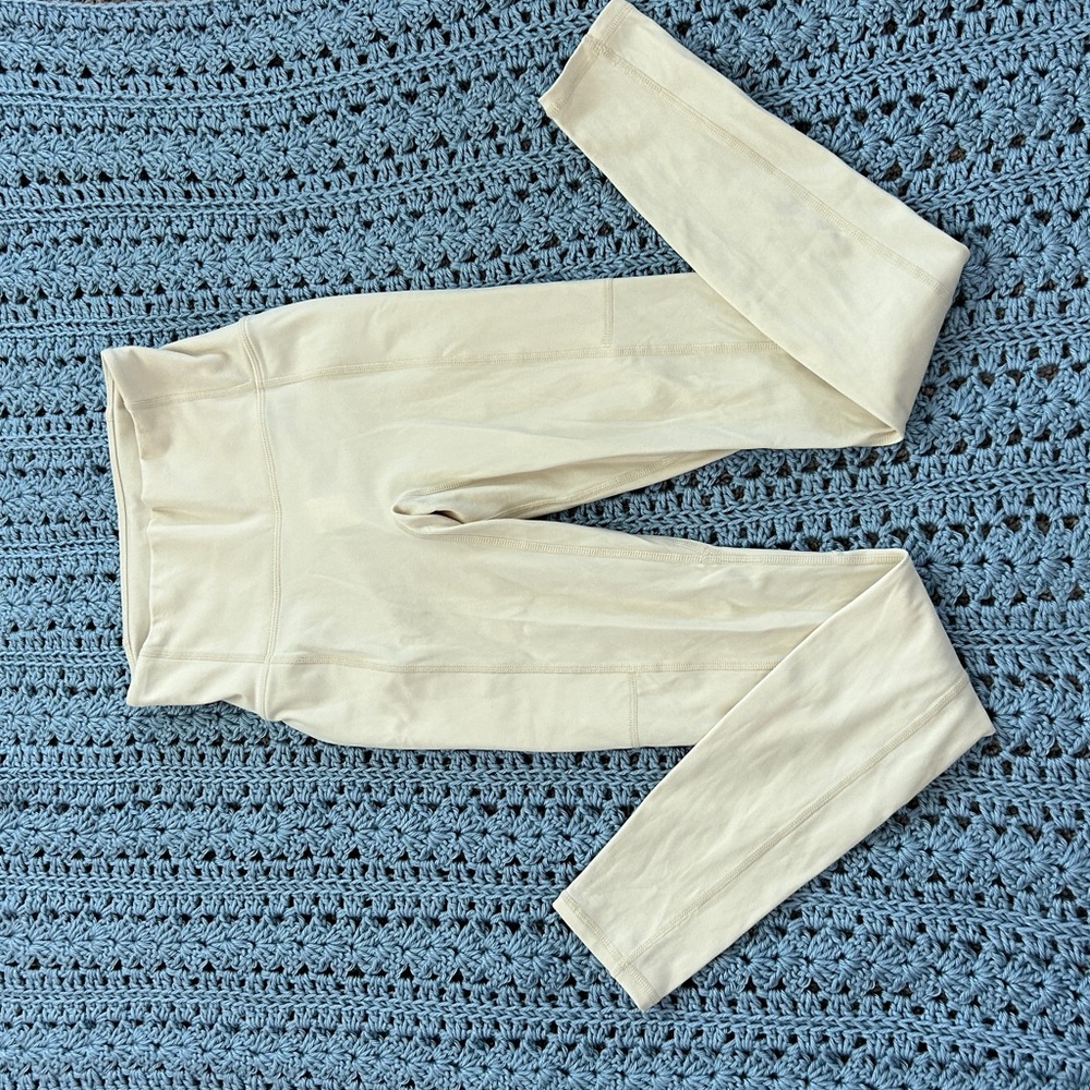Fabletics Cream Leggings